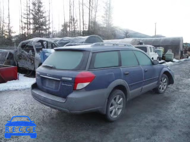 2008 SUBARU OUTBACK 2. 4S4BP61C186314681 зображення 3