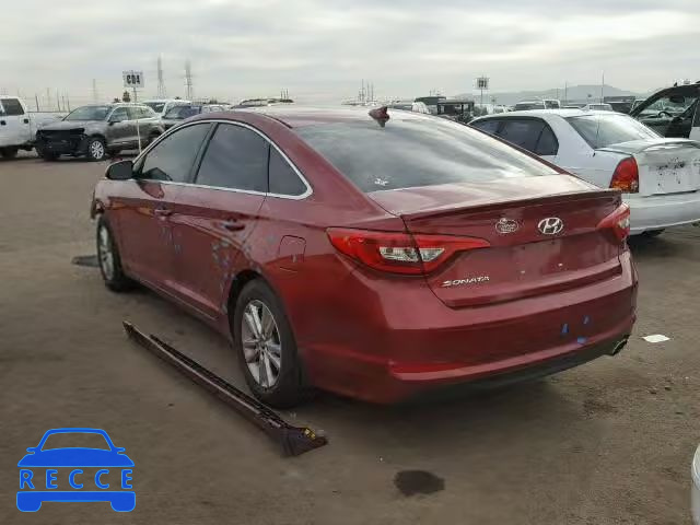 2015 HYUNDAI SONATA SE 5NPE24AF6FH240336 image 2