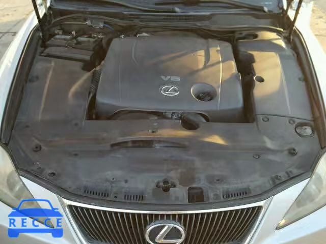 2007 LEXUS IS 250 JTHBK262472030218 зображення 6