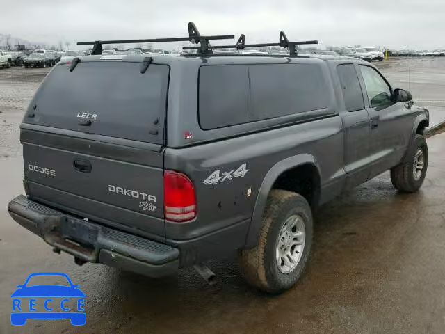 2004 DODGE DAKOTA SXT 1D7HG12K84S749468 Bild 3