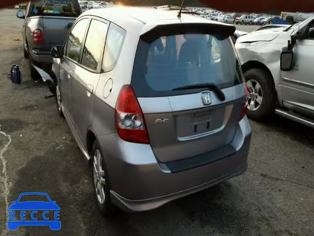 2008 HONDA FIT SPORT JHMGD38668S022760 image 2