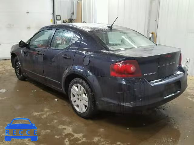 2012 DODGE AVENGER SE 1C3CDZAGXCN252013 image 2