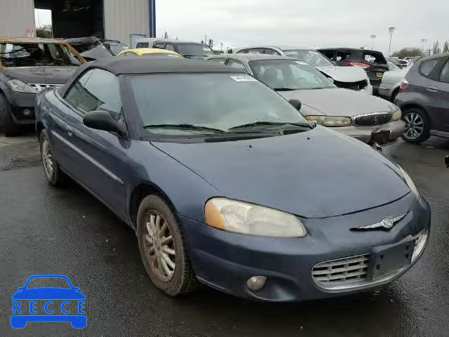 2002 CHRYSLER SEBRING LX 1C3EL55R82N297479 зображення 0