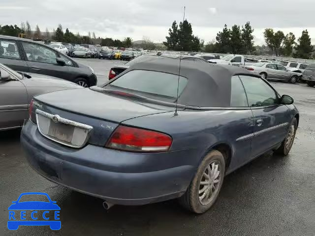 2002 CHRYSLER SEBRING LX 1C3EL55R82N297479 зображення 3