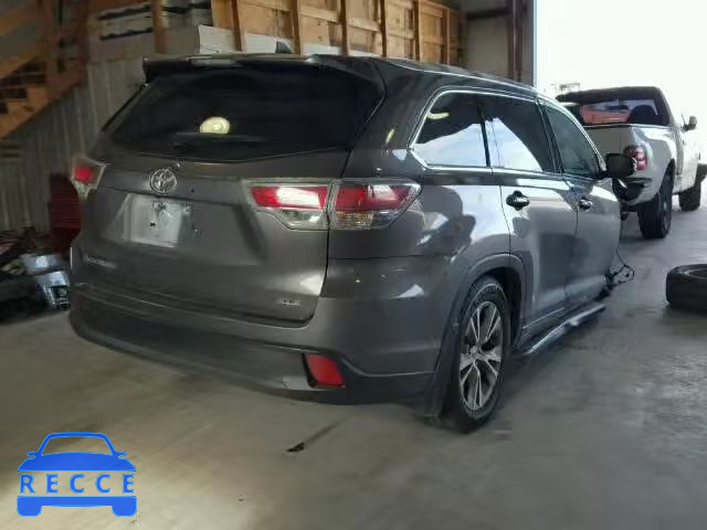 2014 TOYOTA HIGHLANDER 5TDKKRFH7ES024420 image 3