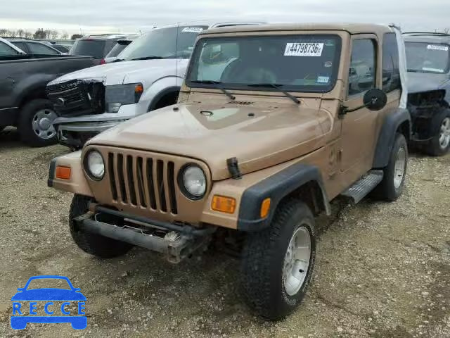 2000 JEEP WRANGLER S 1J4FA59S5YP739225 image 1