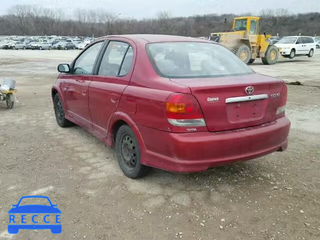 2003 TOYOTA ECHO JTDBT123235043792 image 2