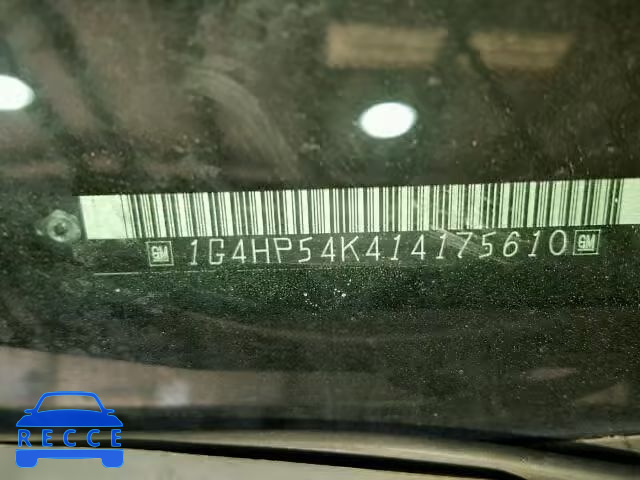 2001 BUICK LESABRE CU 1G4HP54K414175610 image 9