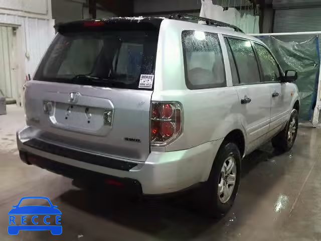 2006 HONDA PILOT LX 2HKYF18146H559115 зображення 3