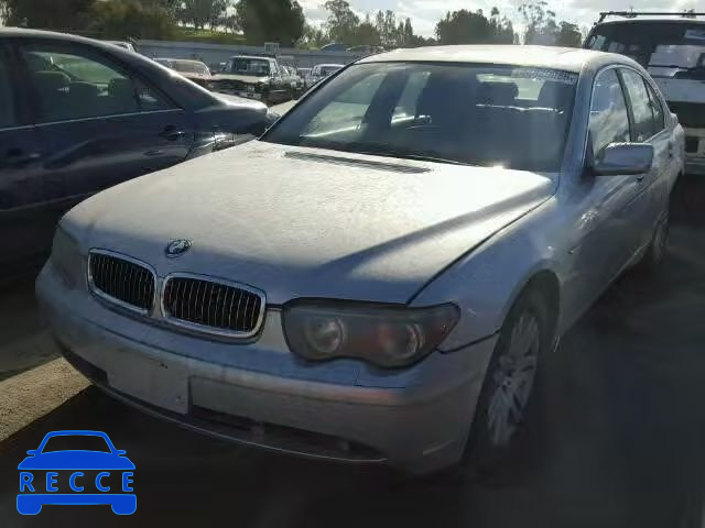 2002 BMW 745I WBAGL63402DP51373 image 1