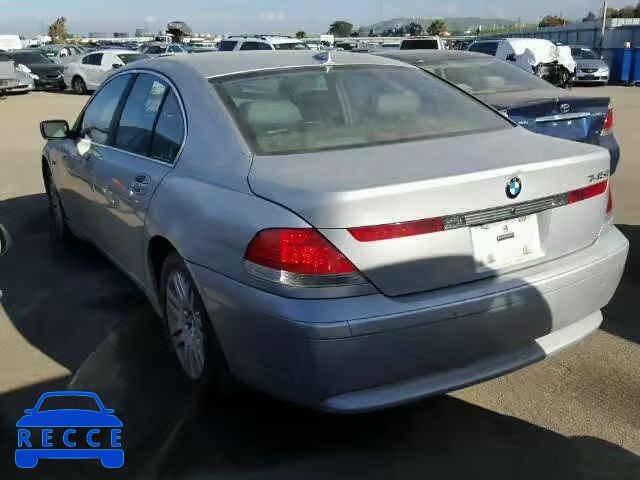 2002 BMW 745I WBAGL63402DP51373 image 2