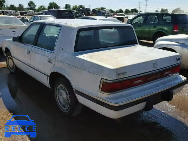 1991 DODGE DYNASTY 1B3XC4630MD285863 image 2