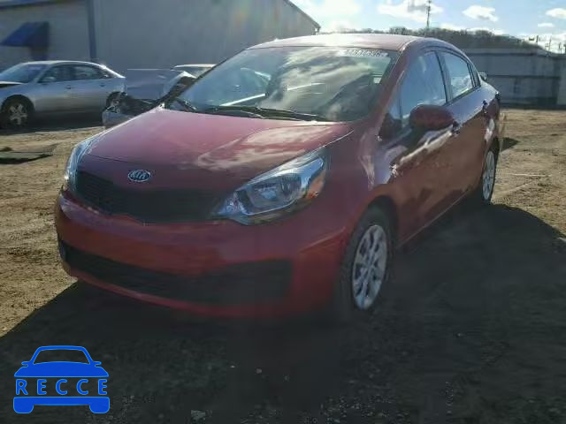 2014 KIA RIO LX KNADM4A32E6331945 image 1