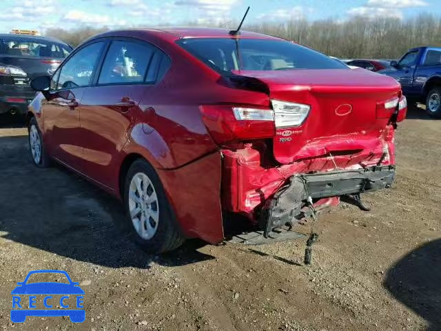 2014 KIA RIO LX KNADM4A32E6331945 image 2