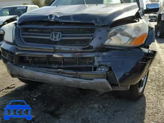 2005 HONDA PILOT EXL 5FNYF18645B030708 image 9