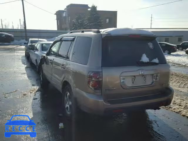 2007 HONDA PILOT EXL 2HKYF18537H530452 Bild 2