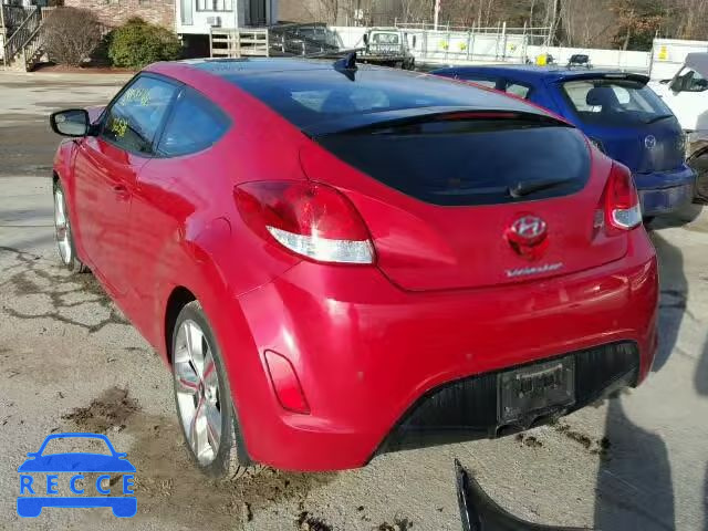 2014 HYUNDAI VELOSTER KMHTC6AD5EU192732 image 2