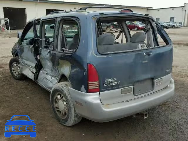 1997 NISSAN QUEST XE/G 4N2DN1116VD843519 Bild 2