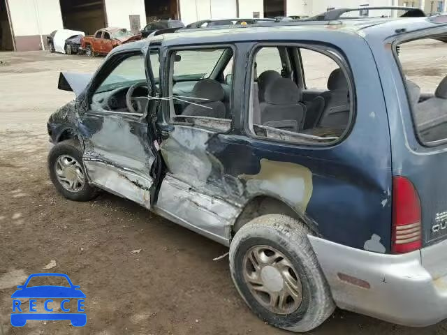 1997 NISSAN QUEST XE/G 4N2DN1116VD843519 image 8