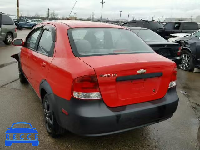 2005 CHEVROLET AVEO/LS KL1TD526X5B349024 image 2