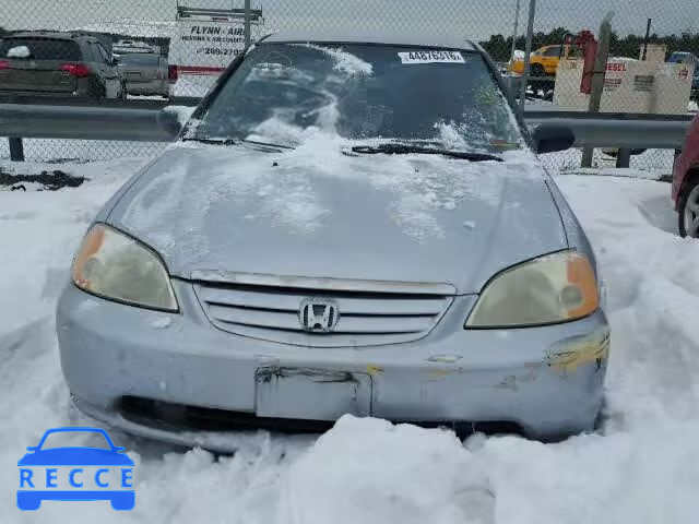 2002 HONDA CIVIC LX 2HGES16592H527835 зображення 9