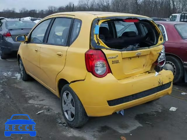 2009 CHEVROLET AVEO LS/LT KL1TD66E19B620548 image 2