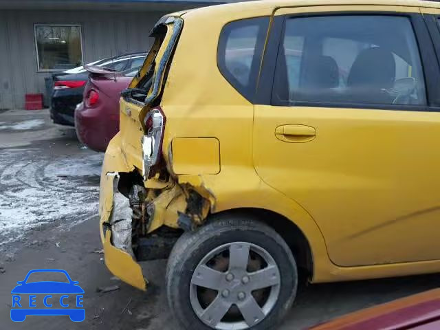 2009 CHEVROLET AVEO LS/LT KL1TD66E19B620548 image 8