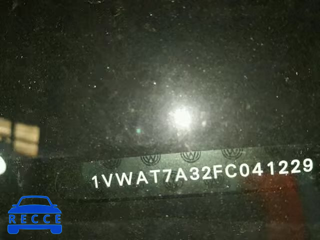 2015 VOLKSWAGEN PASSAT S 1VWAT7A32FC041229 image 9