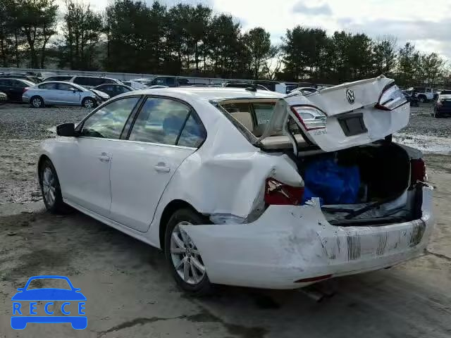 2014 VOLKSWAGEN JETTA SE 3VWD17AJXEM383252 image 2