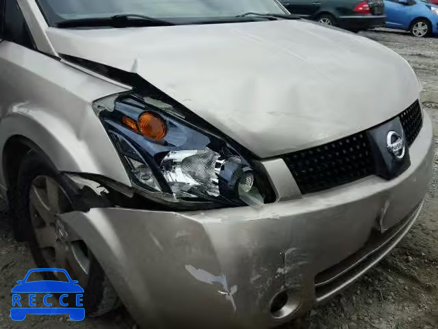 2005 NISSAN QUEST S/SE 5N1BV28U75N103676 image 8