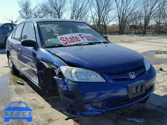 2005 HONDA CIVIC DX V 1HGES16395L005633 зображення 0