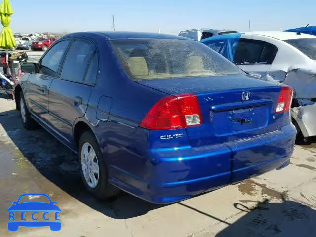 2005 HONDA CIVIC DX V 1HGES16395L005633 зображення 2