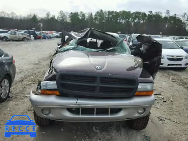 2004 DODGE DAKOTA SLT 1D7HG42N44S614421 зображення 8