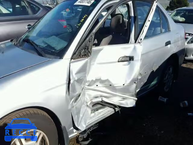 2001 HONDA CIVIC LX 2HGES16501H620127 image 9