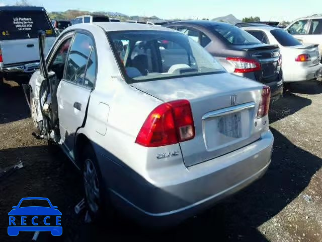 2001 HONDA CIVIC LX 2HGES16501H620127 image 2
