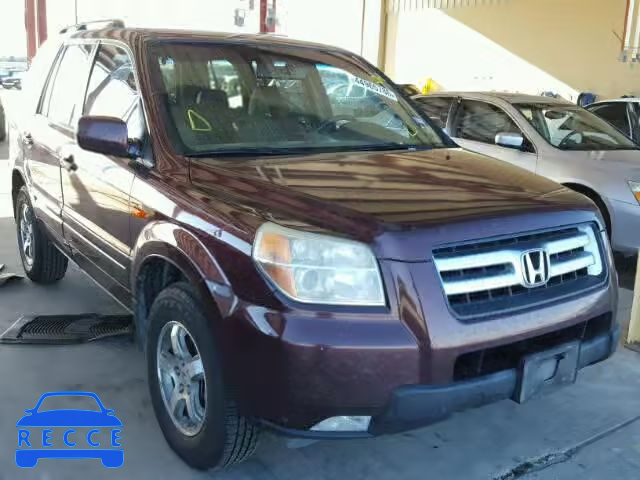 2007 HONDA PILOT EXL 5FNYF28507B033945 image 0