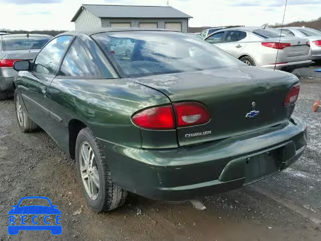 2000 CHEVROLET CAVALIER 1G1JC1243Y7291770 зображення 2