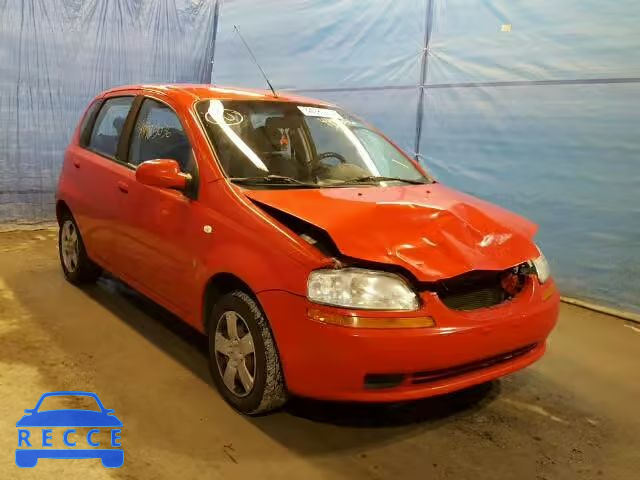 2008 CHEVROLET AVEO/LS KL1TD66678B187115 зображення 0