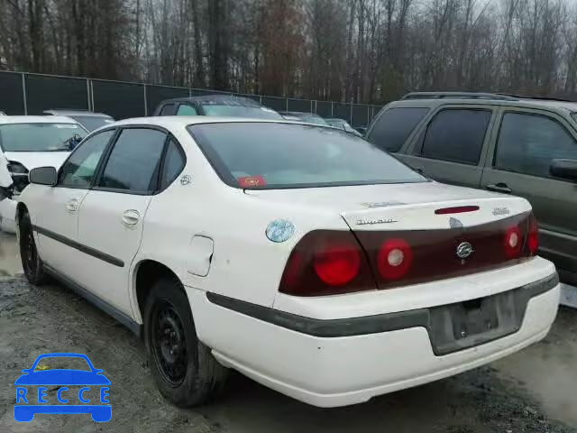 2003 CHEVROLET IMPALA 2G1WF52E239140570 зображення 2