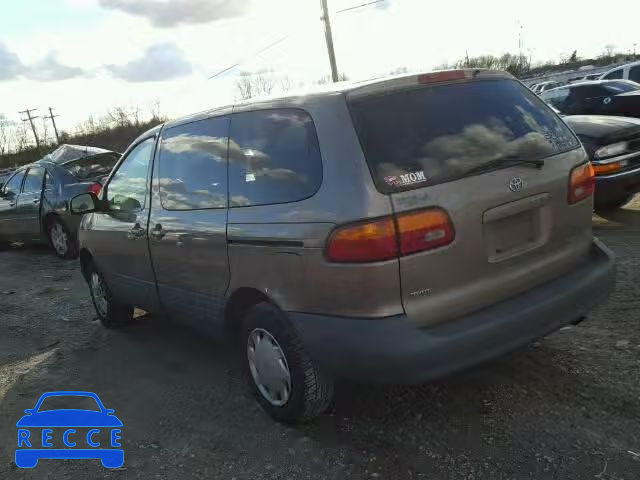 1999 TOYOTA SIENNA CE 4T3ZF19C6XU122991 зображення 2