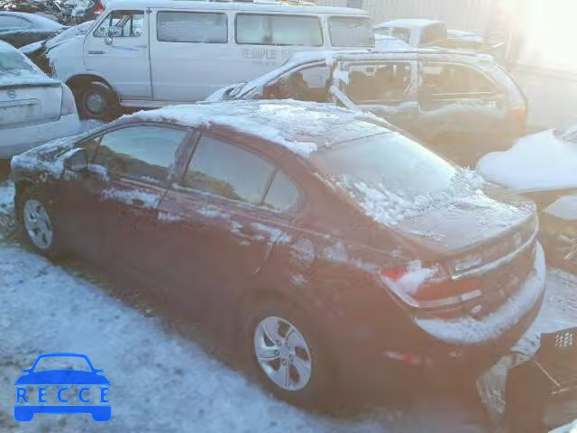 2013 HONDA CIVIC LX 2HGFB2F59DH525693 зображення 2