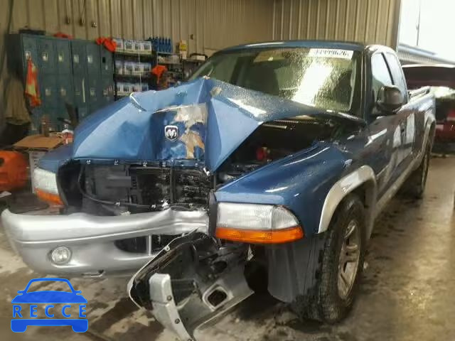 2002 DODGE DAKOTA SLT 1B7GL42X42S578214 image 1