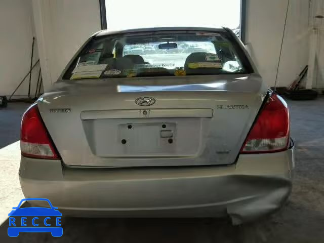 2002 HYUNDAI ELANTRA GL KMHDN45D52U379705 зображення 9