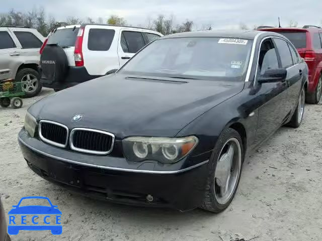 2004 BMW 745LI WBAGN63424DS50000 зображення 1