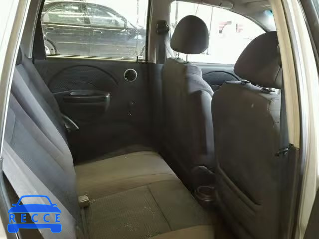 2008 CHEVROLET AVEO/LS KL1TD666X8B255987 зображення 5