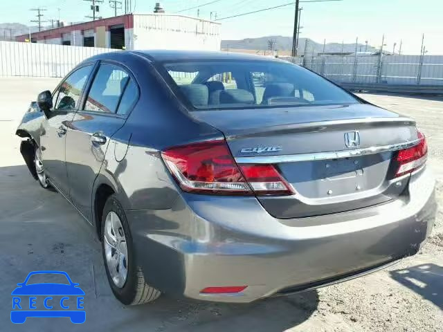 2013 HONDA CIVIC LX 2HGFB2F52DH527690 зображення 2