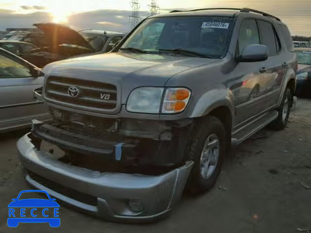 2002 TOYOTA SEQUOIA SR 5TDBT44A02S089305 image 1