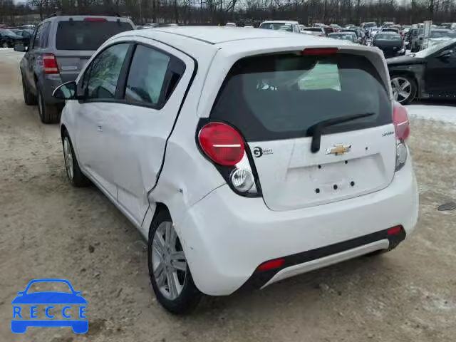 2014 CHEVROLET SPARK 1LT KL8CD6S91EC564397 зображення 2