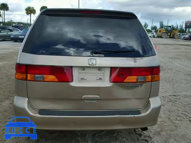 2002 HONDA ODYSSEY LX 2HKRL18542H526657 зображення 9