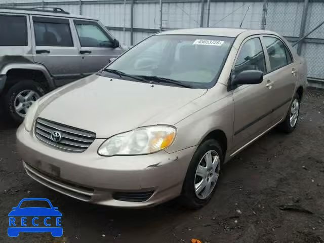 2004 TOYOTA COROLLA 2T1BR32E84C272025 image 1